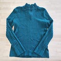 Nautica Size S Green Mock Neck Sweater