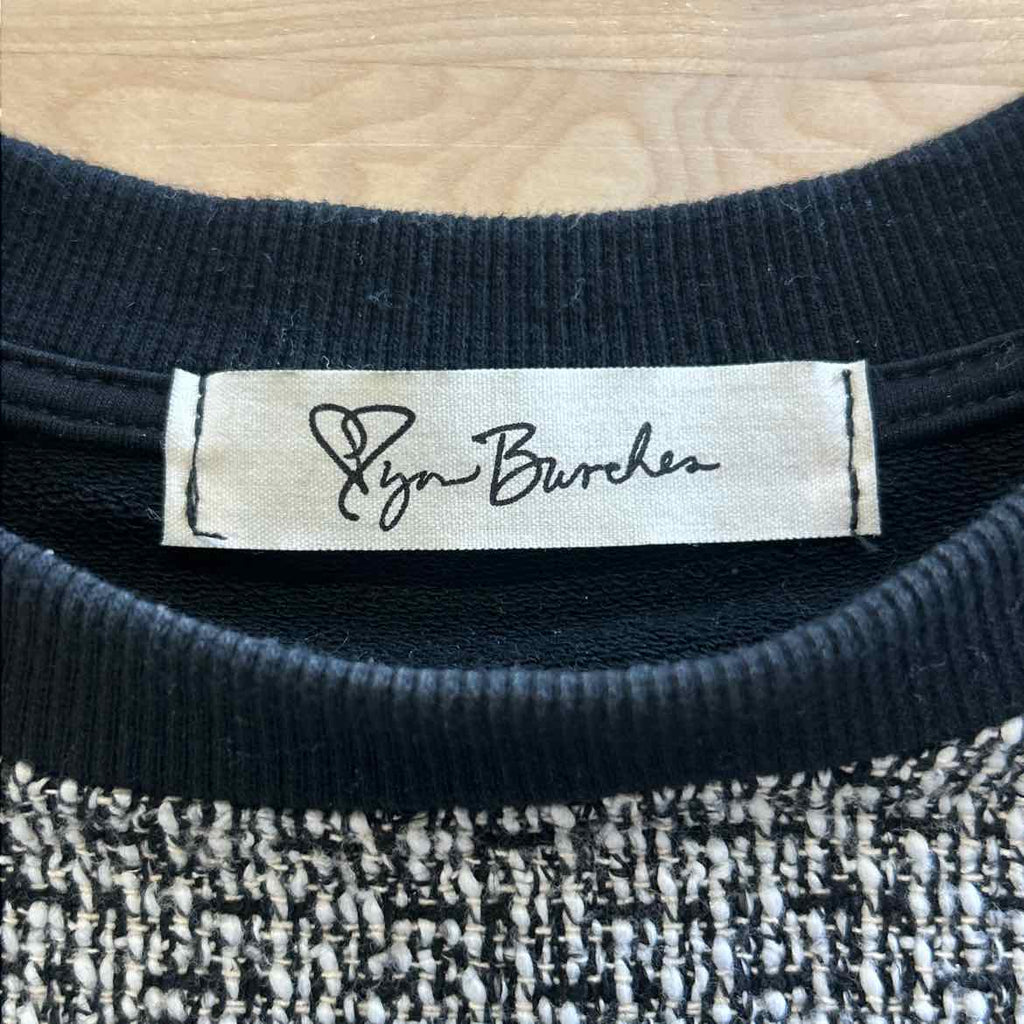 Syn Burches Size S Black Sweatshirt