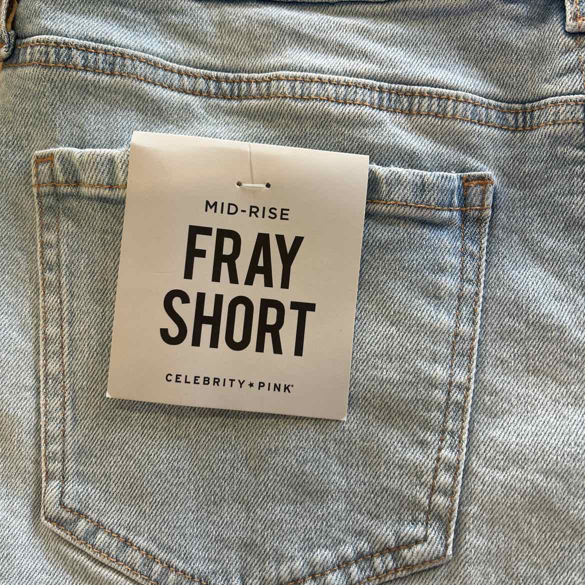 Celebrity Pink Juniors' Mid-Rise Fringe-Cuff Shorts - Dolce Vita - 13