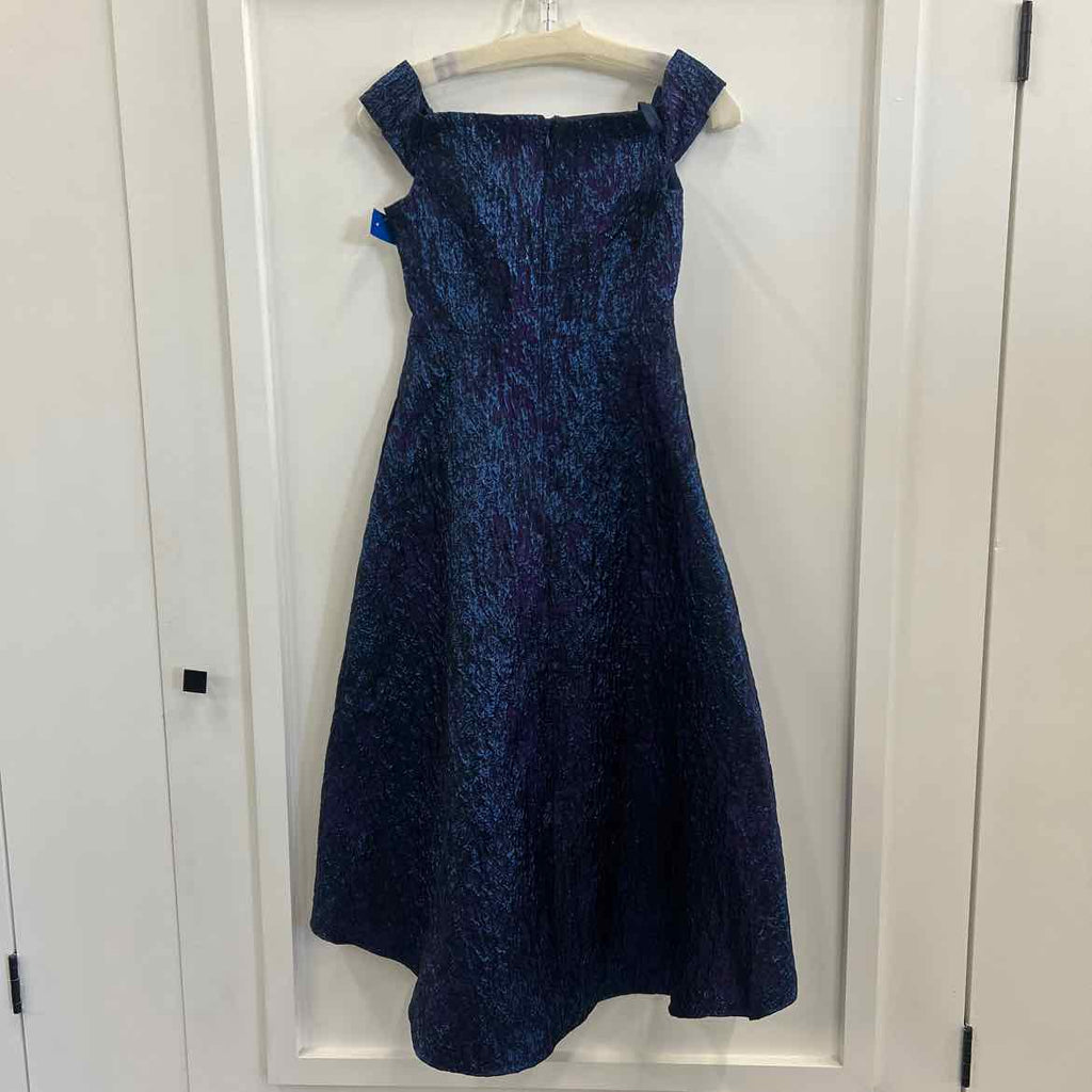 Aidan Mattox Size 2 Blue Purple Preloved Dress