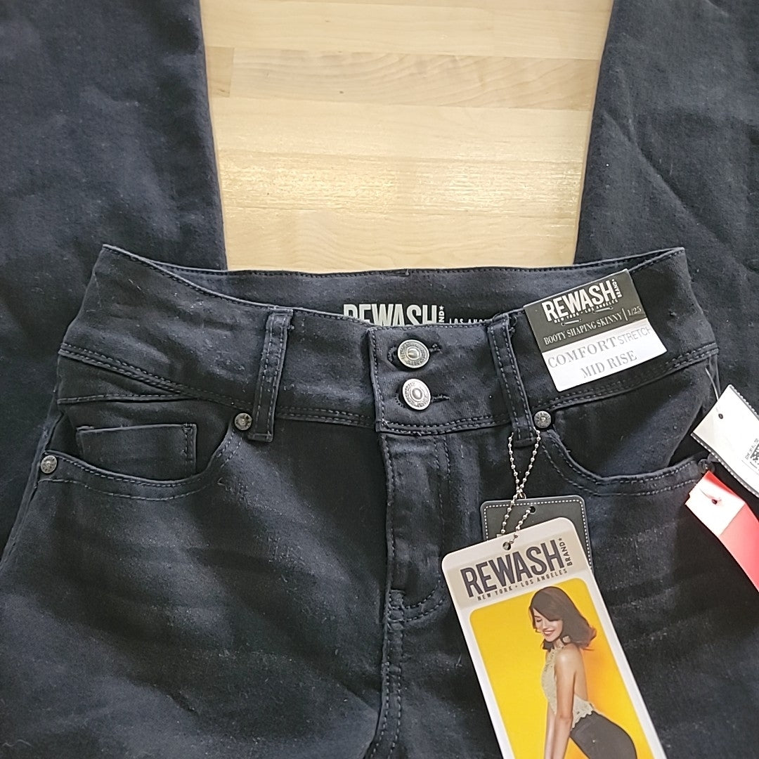 Rewash Size 1 Black New Jeans