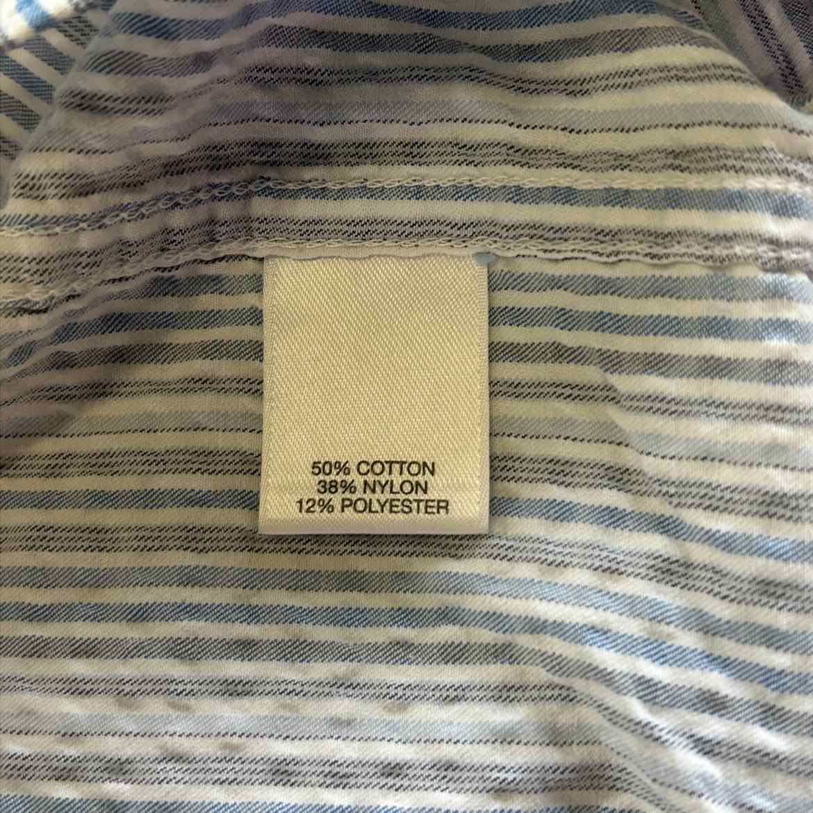 Cremieux Size XXL Blue Gray Preloved MENS Short Sleeve Shirt