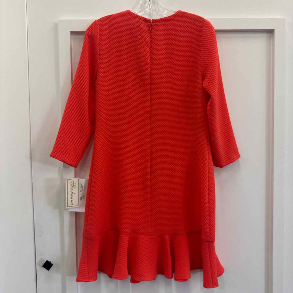 Thoshamma Size 8 Orange Preloved Dress