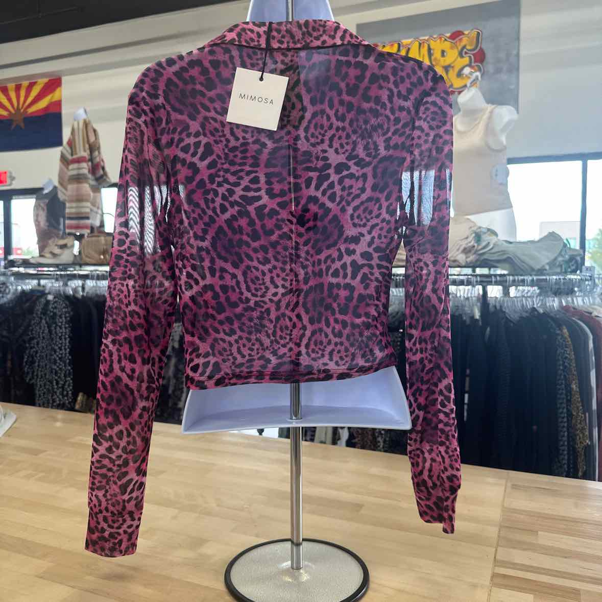 Size M Pink Button Down Shirt