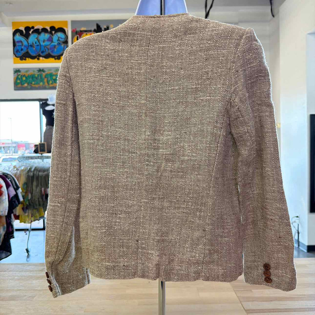 Jack Winter Size M Tan Knit Preloved Jacket