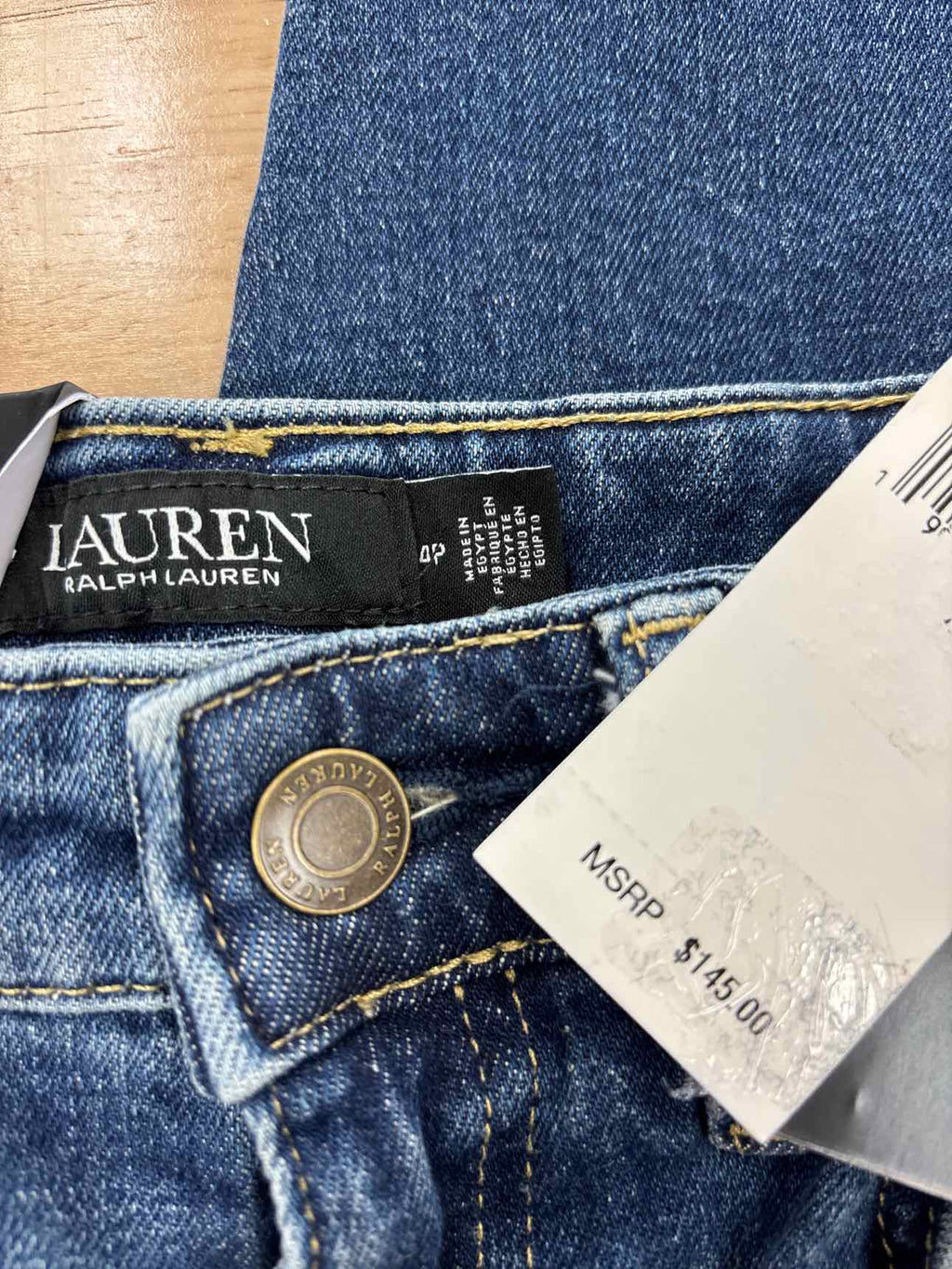 Ralph Lauren Size 4P Blue Denim New Jeans