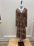 Cloth & Stone Size M Brown & Beige New Dress