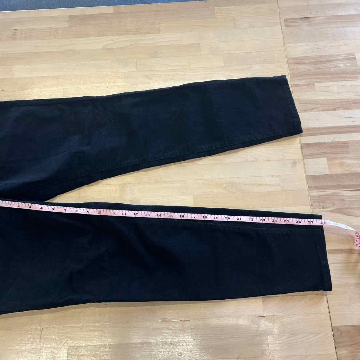 Well Worn Size 12 Black Corduroy Preloved Pants