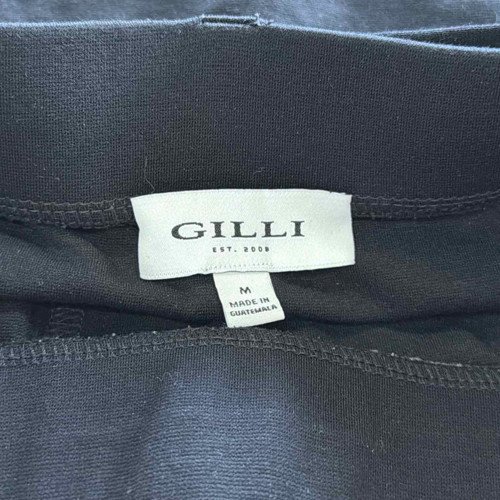 Gilli Size M Black Rayon Preloved Skirt