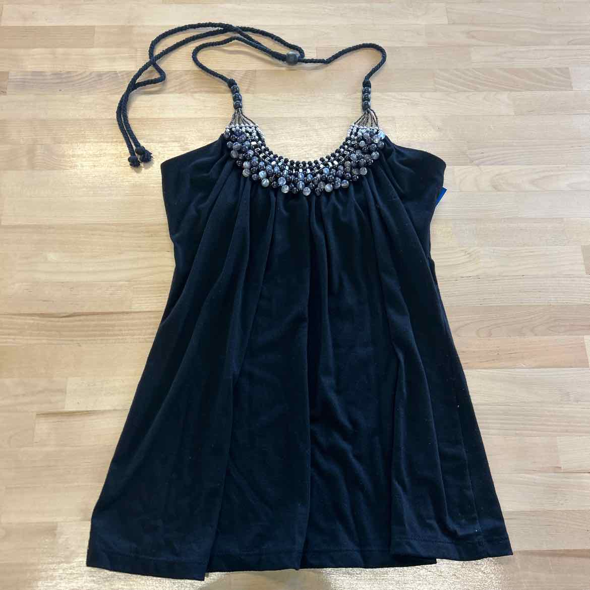 body central Size S Black Beaded Tank