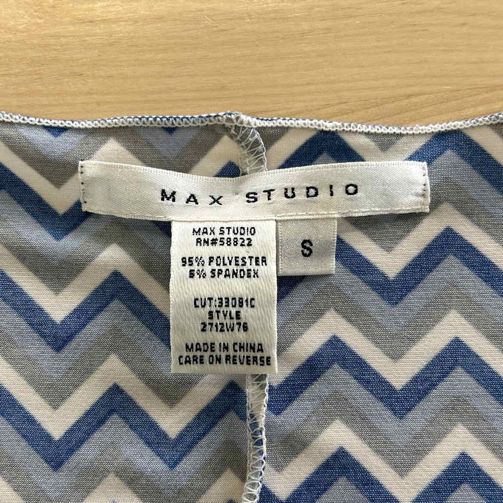 Max Studio Size S Blue Blouse