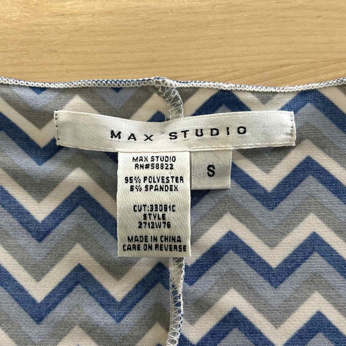 Max Studio Size S Blue Blouse