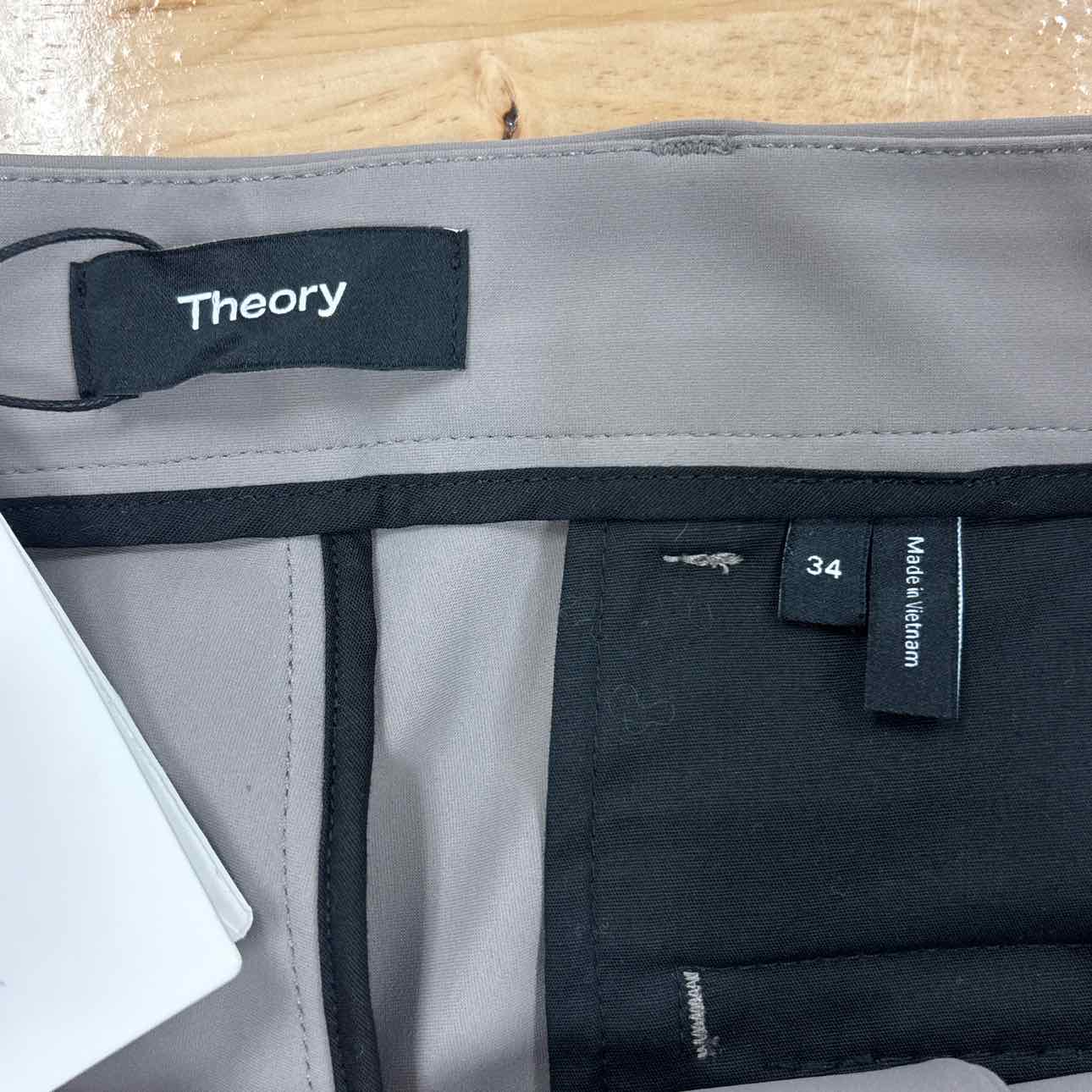 Theory Size 34 Gray MENS Pants