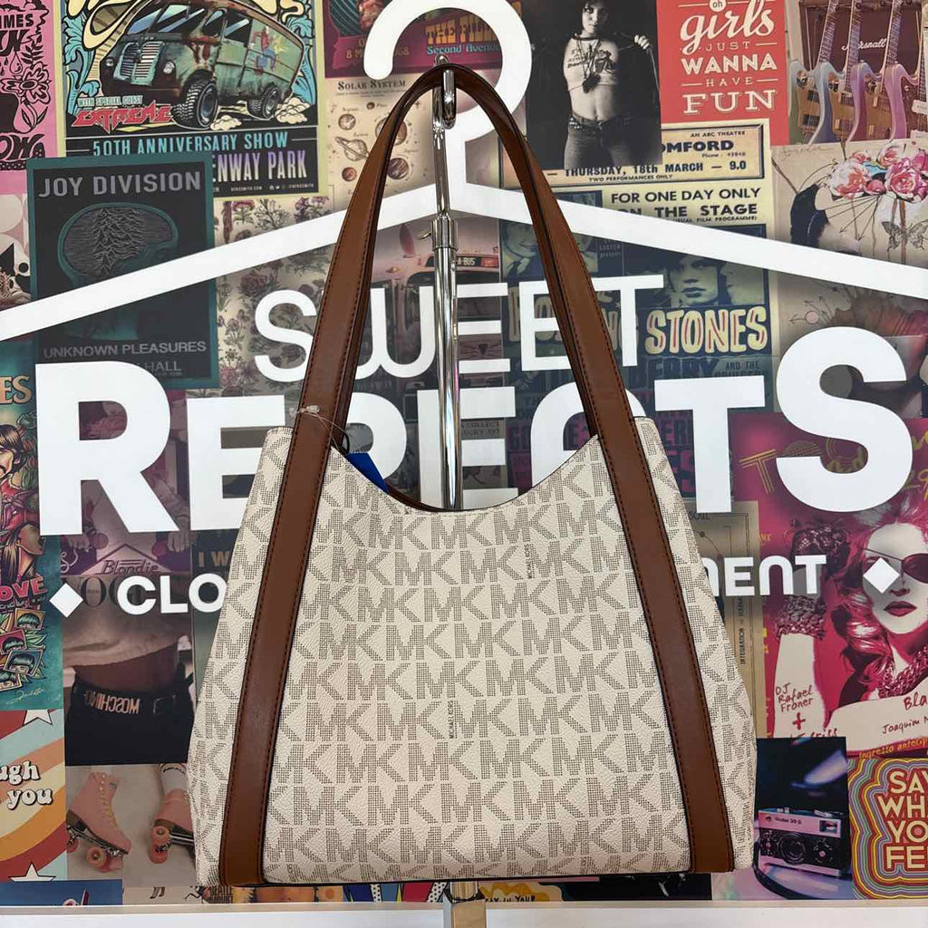 Michael Kors Cream/Brown Handbag