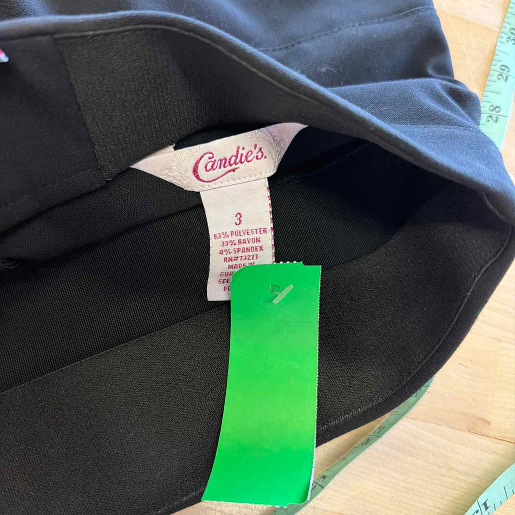 Candies Size 3 Black Preloved Skirt
