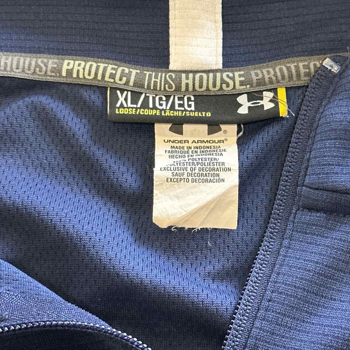 Under Armour Size XL Blue MENS Athletic Jacket