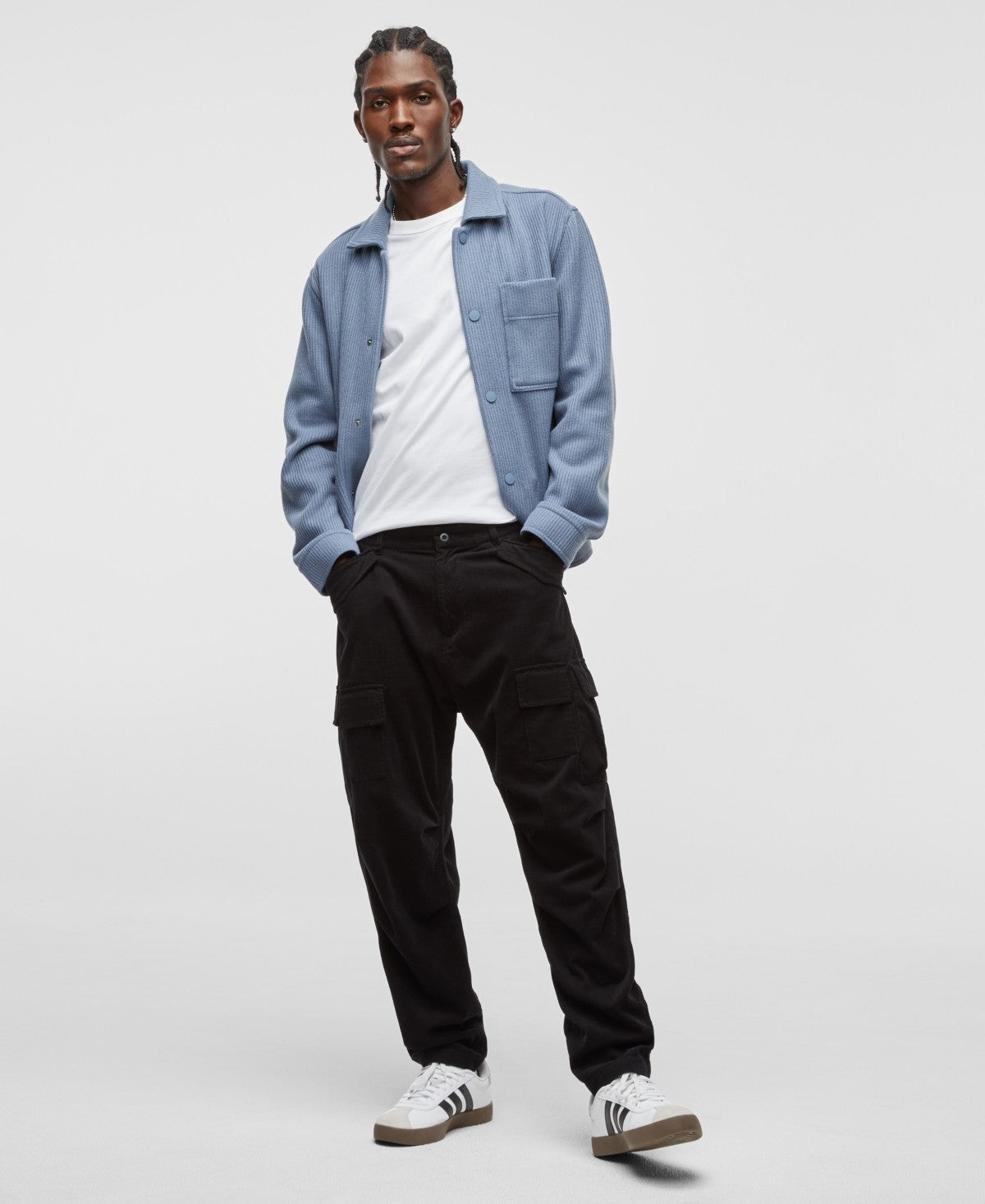 Mode of One Men's Regular-Fit Cotton Tapered Cargo Pants