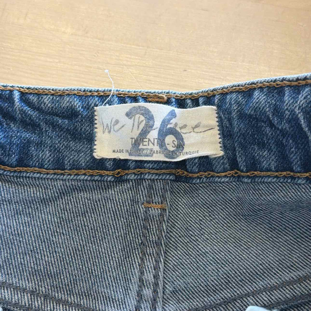 we the free Size 26 Blue Denim Preloved Jeans