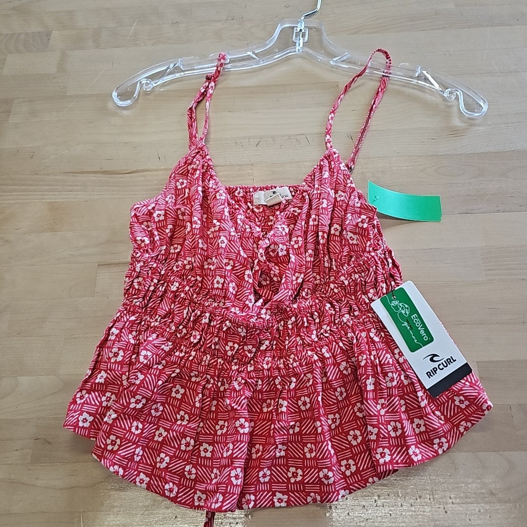 Rip Curl Juniors' Cala Mayor Camisole - Red