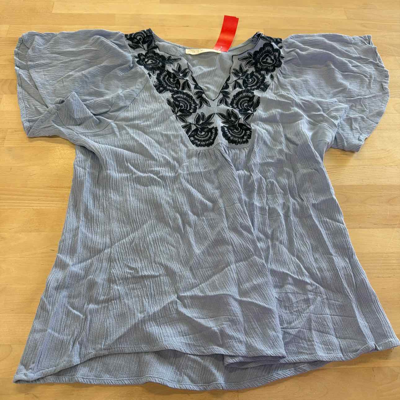 Size M Blue Used Blouse