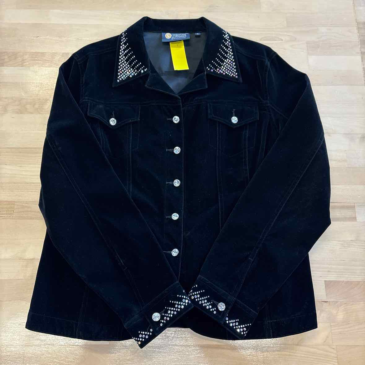 Christine Alexander Size XL Black Jacket