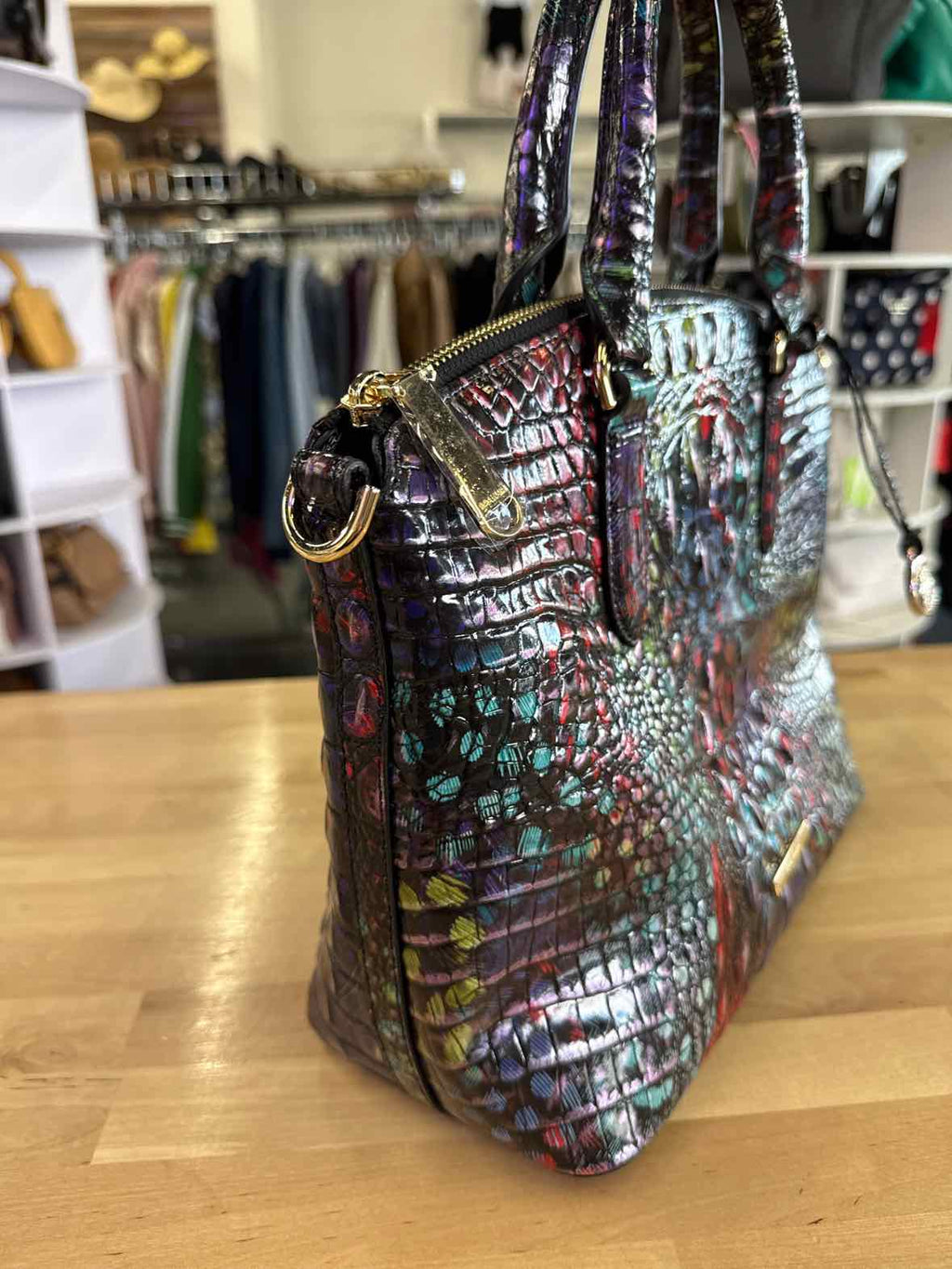 Brahmin Duxbury Leather Melbourne Satchel Medium Bag - Showtime Melbourne NWT