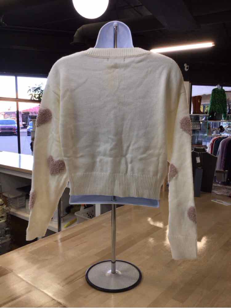 love tree Size M White Preloved Cardigan