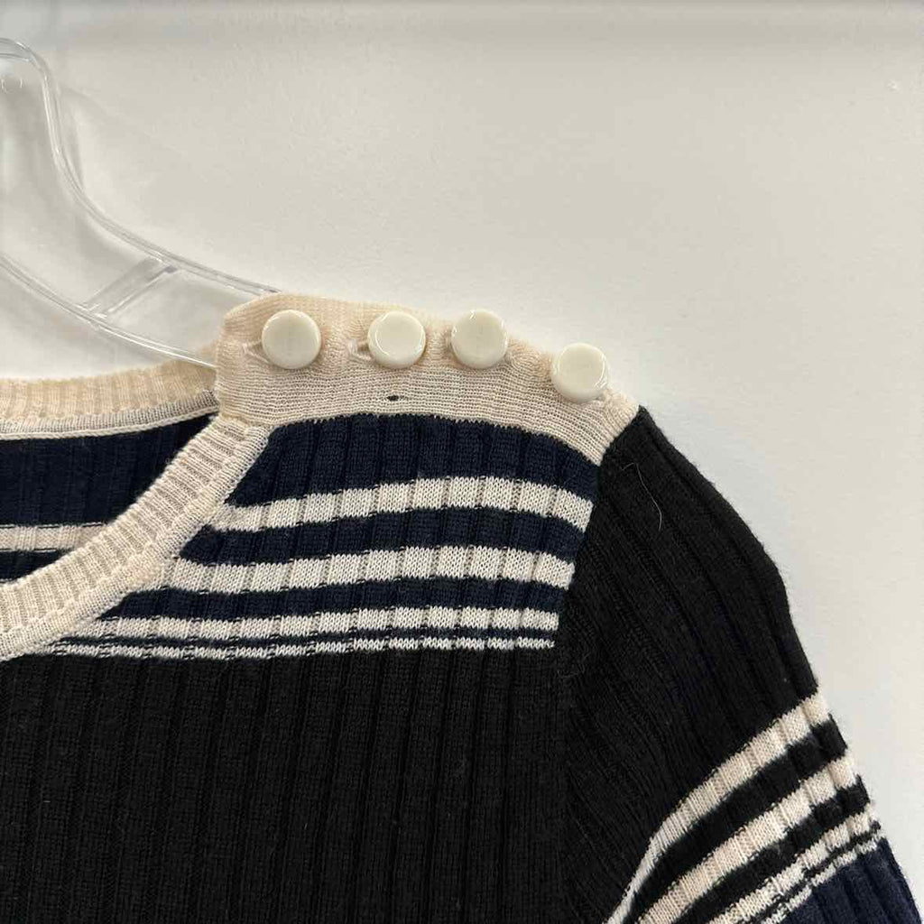 Equipment Size S Cream/Navy Dress