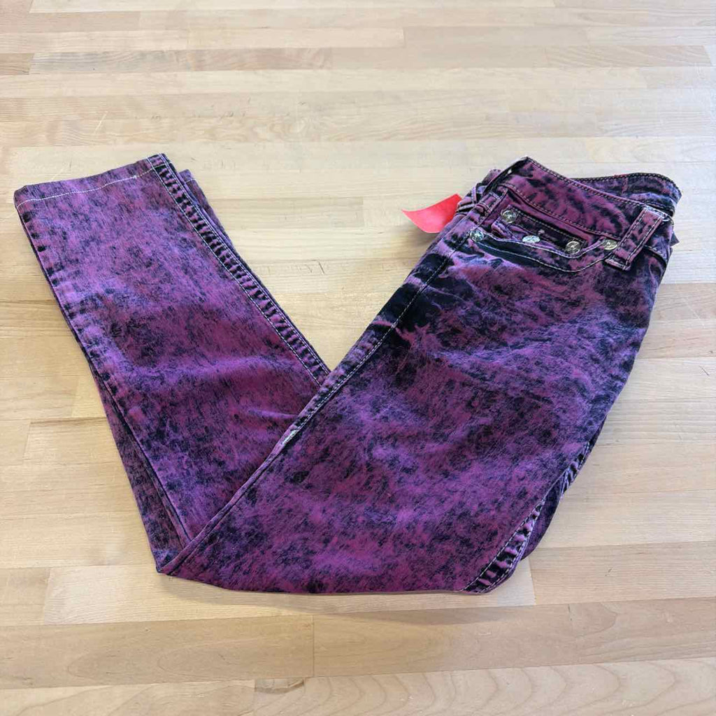 True Religion Size 25 Purple Preloved Pants
