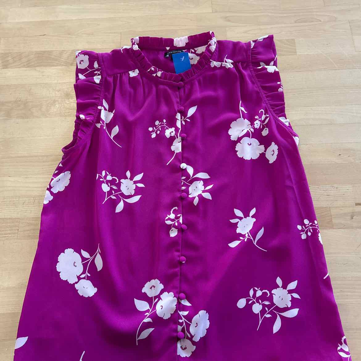 Ann Taylor Size XXS Purple Preloved Sleeveless