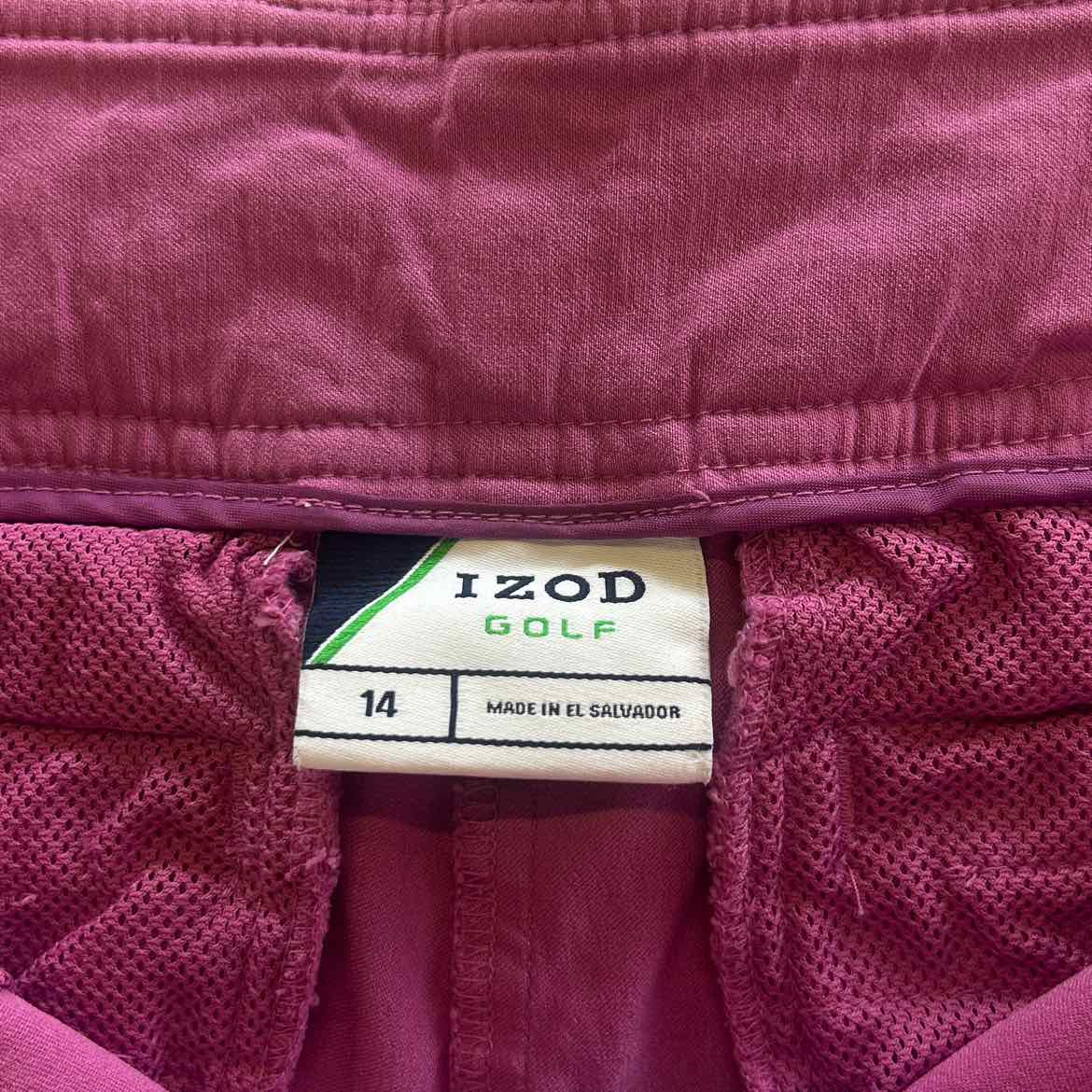 Izod Women Size 14 Purple Preloved Shorts