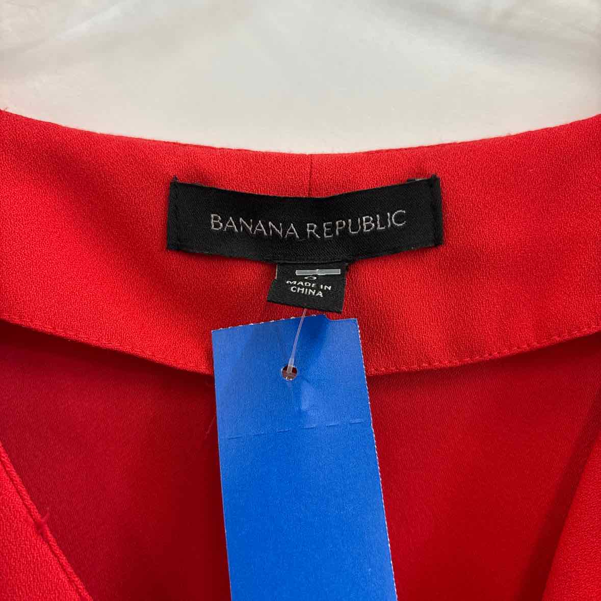 Banana Republic Size 6 Red Dress