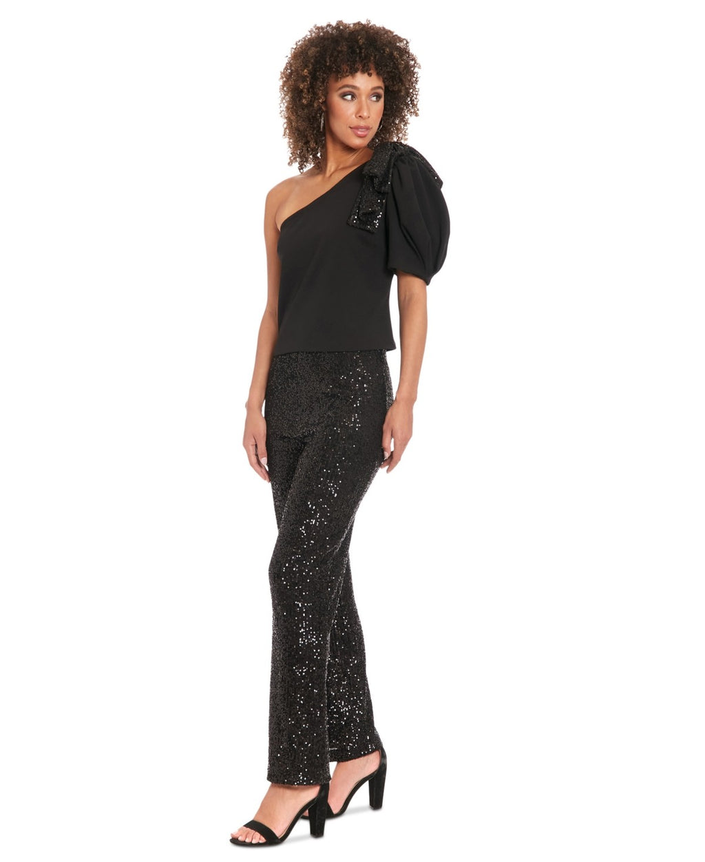 Muse Sequin Pants - Black