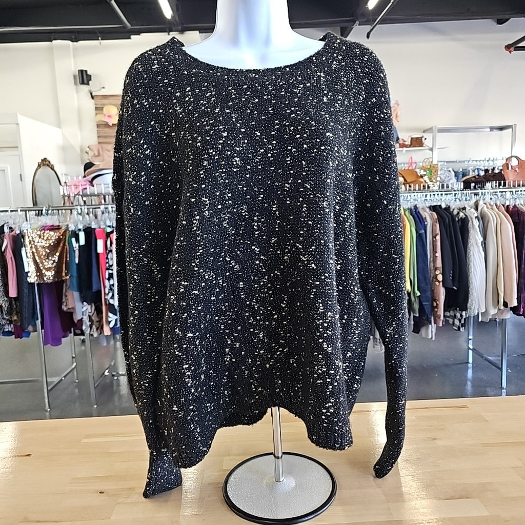 Calvin Klein Size XL Black Cardigan