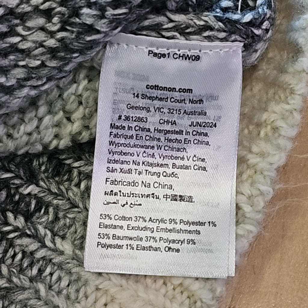 Cotton On Men's Ombre Crew Knit Sweater