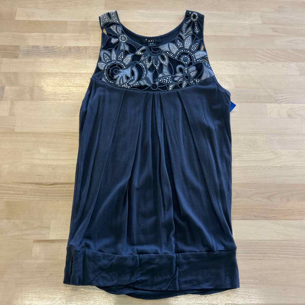 XXI Size S Gray Tank