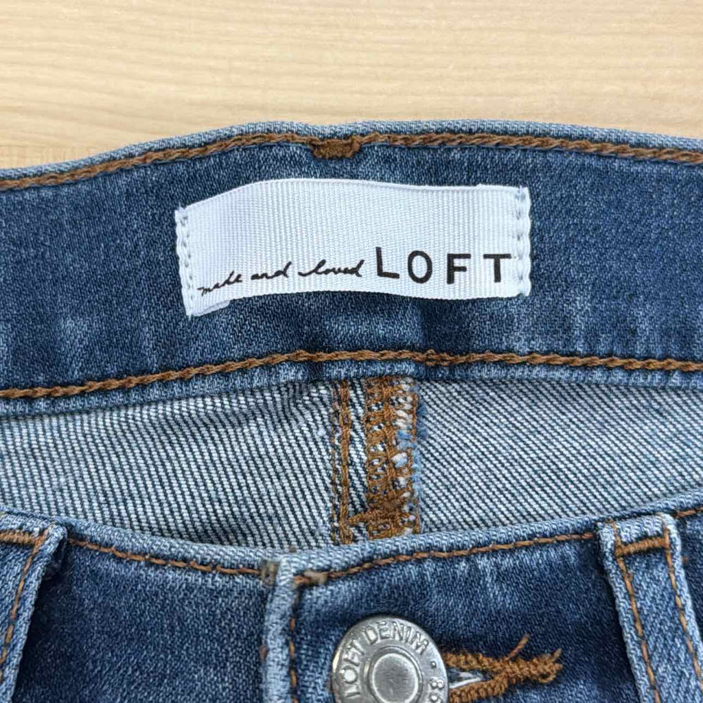 Loft Size 6 Blue Denim Jeans