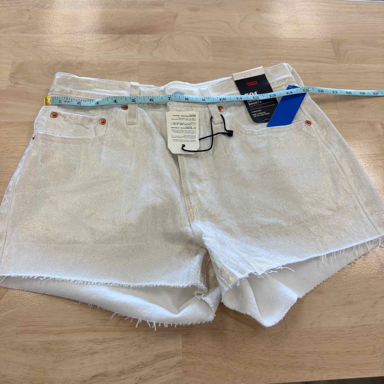 Levi's Women Size 24 Gray New Shorts