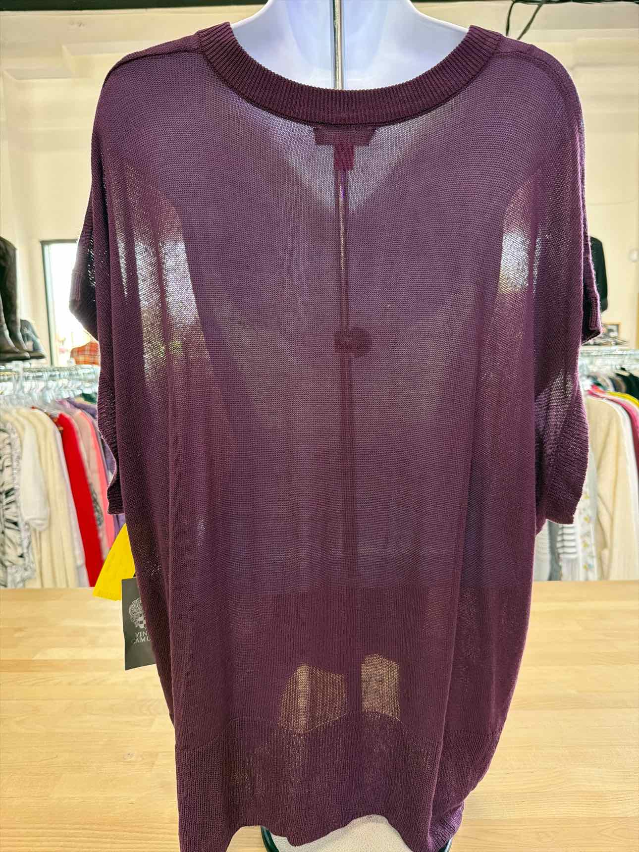 Vince Camuto Size XL Purple Sweater
