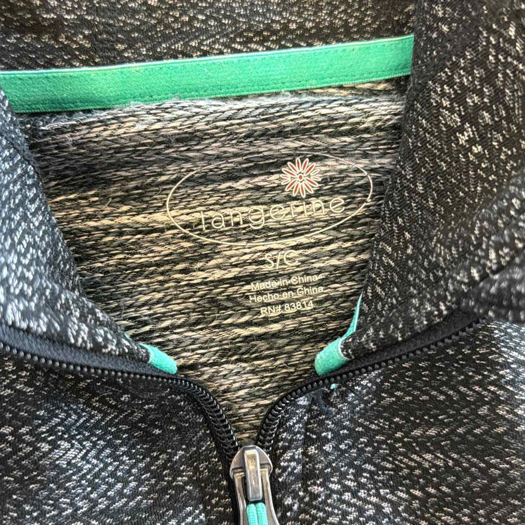 tangerine Size S Gray/Black Used Athletic Jacket