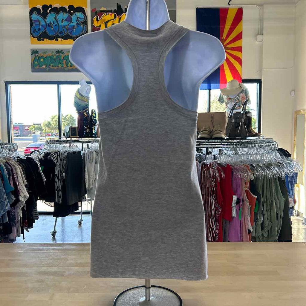 Bebe Size XS Gray Rhinestone New Tunic