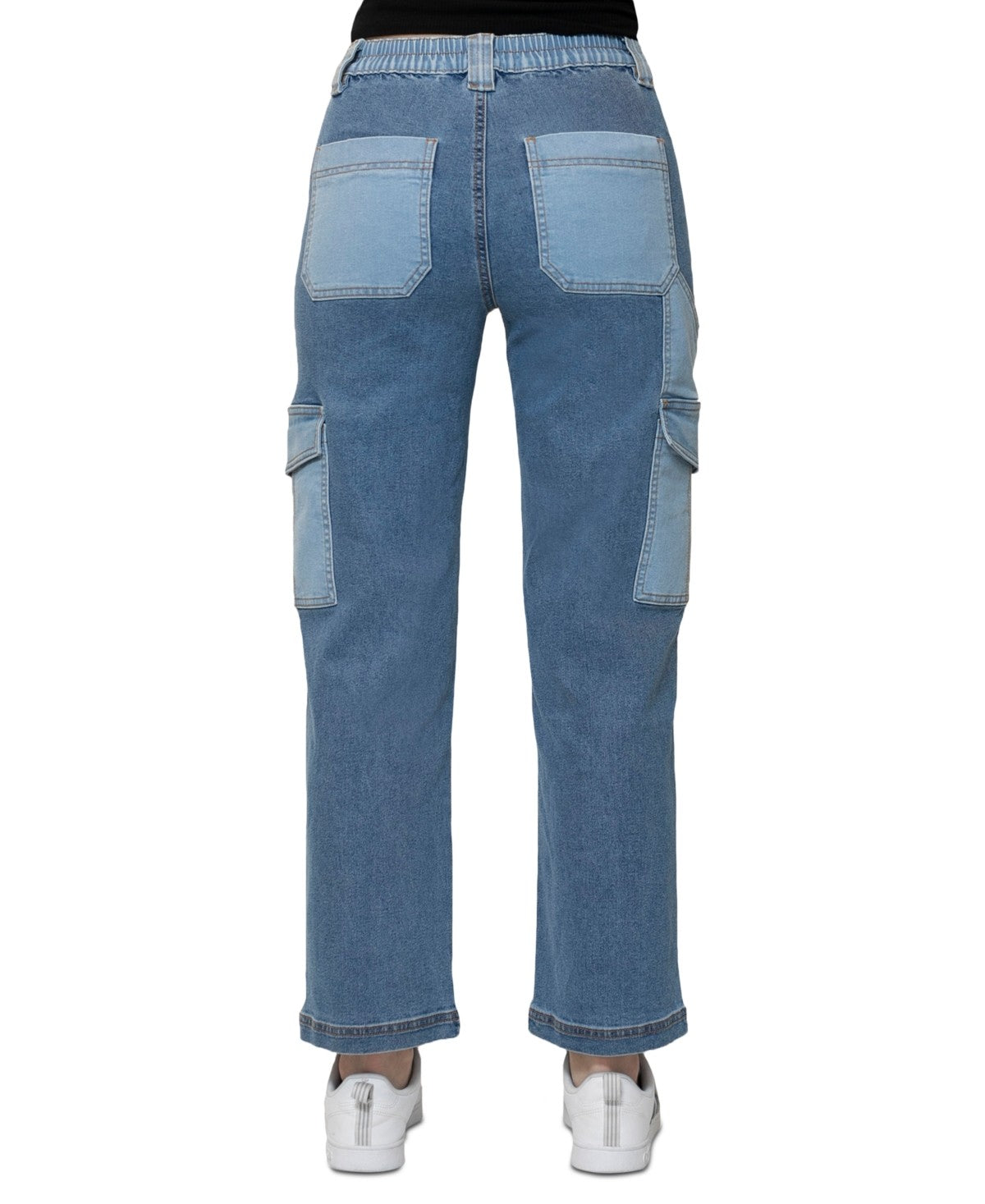 Almost Famous Size L Utility Color-Block Skater Jeans
