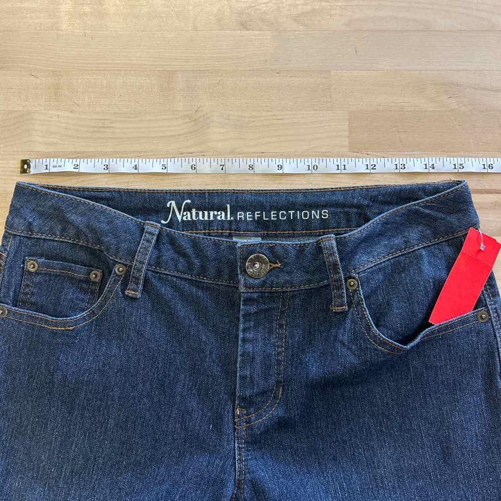 Natural Reflections Size 6 Dark BLue Denim Preloved Jeans