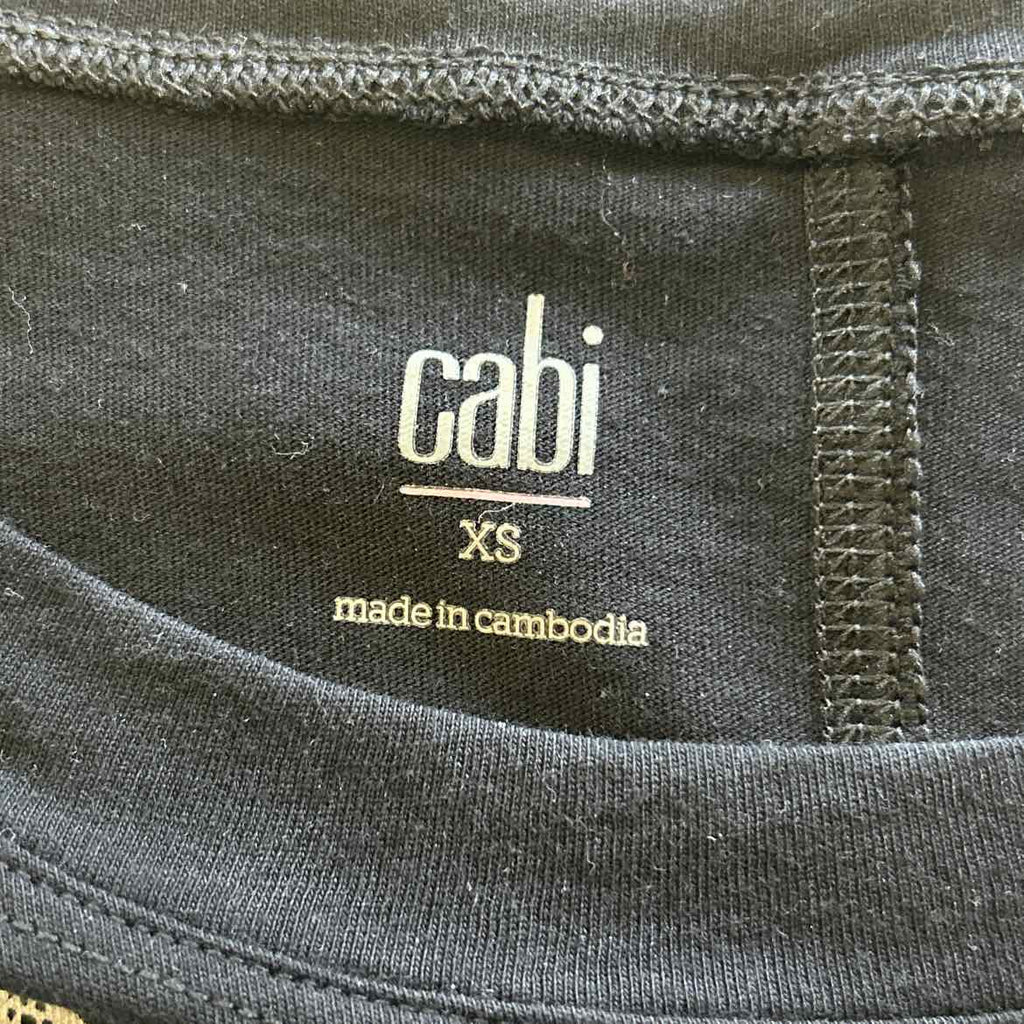 Cabi Size XS Black Preloved T-Shirt SS