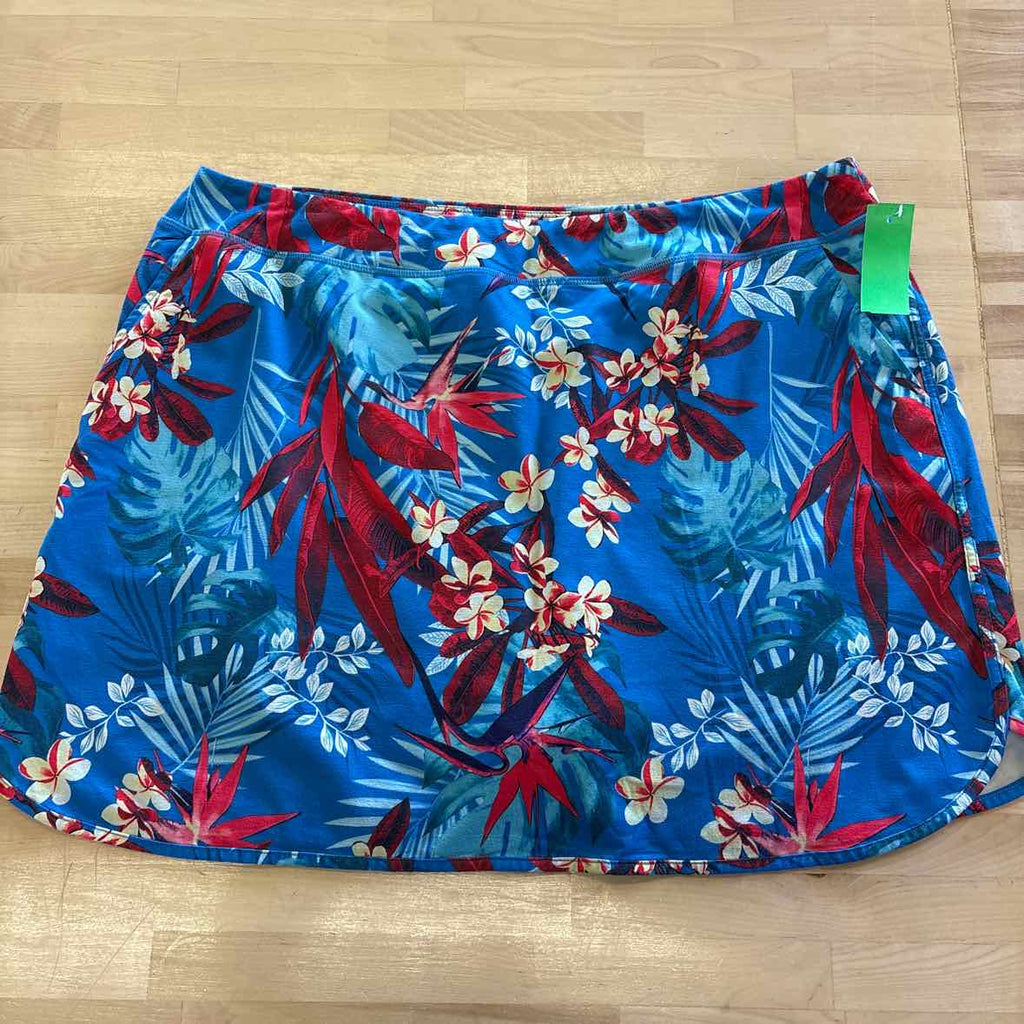 Chicho Women Size 2XL Blue/Red Preloved Skorts