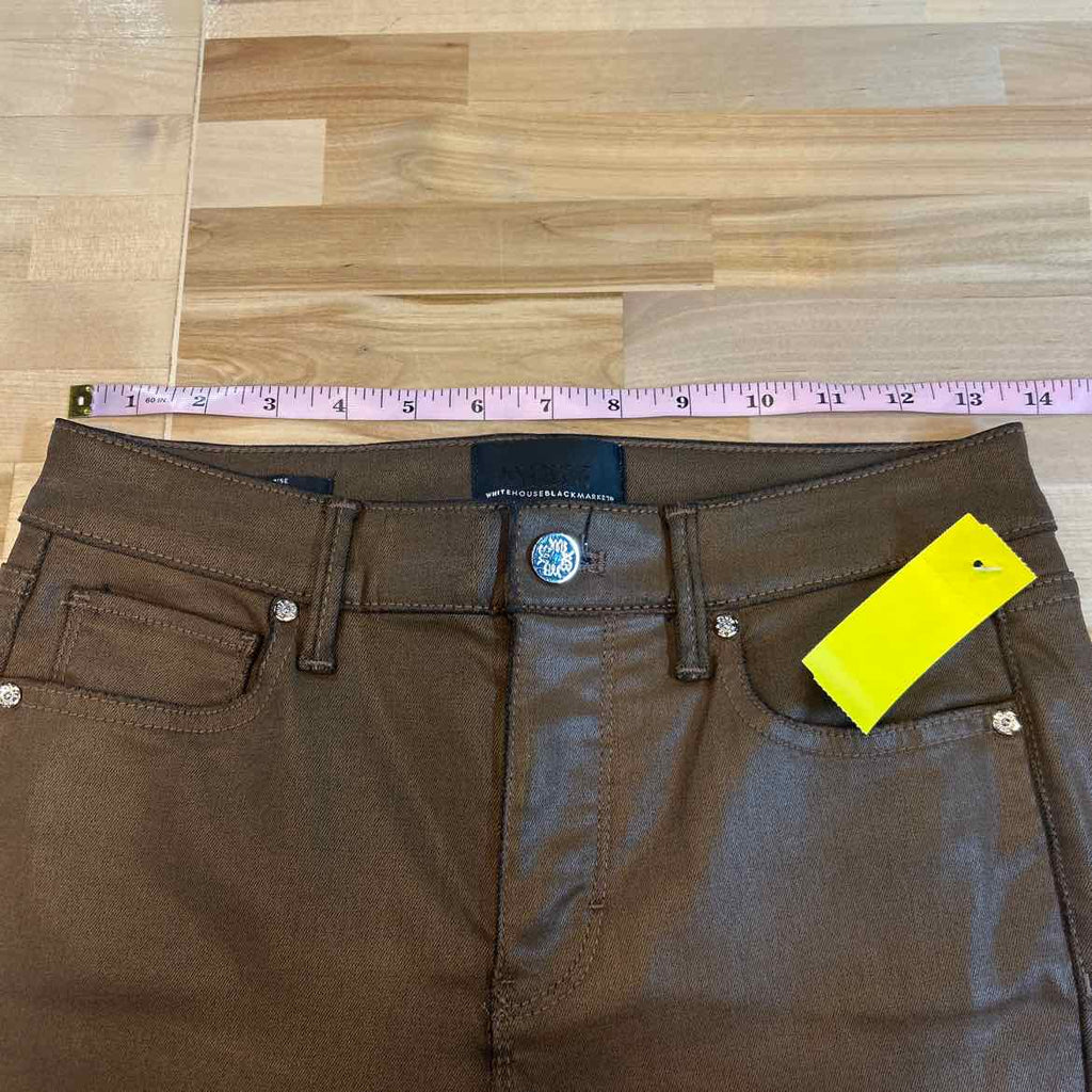 White House Black Market Size 2 Brown Preloved Jeans