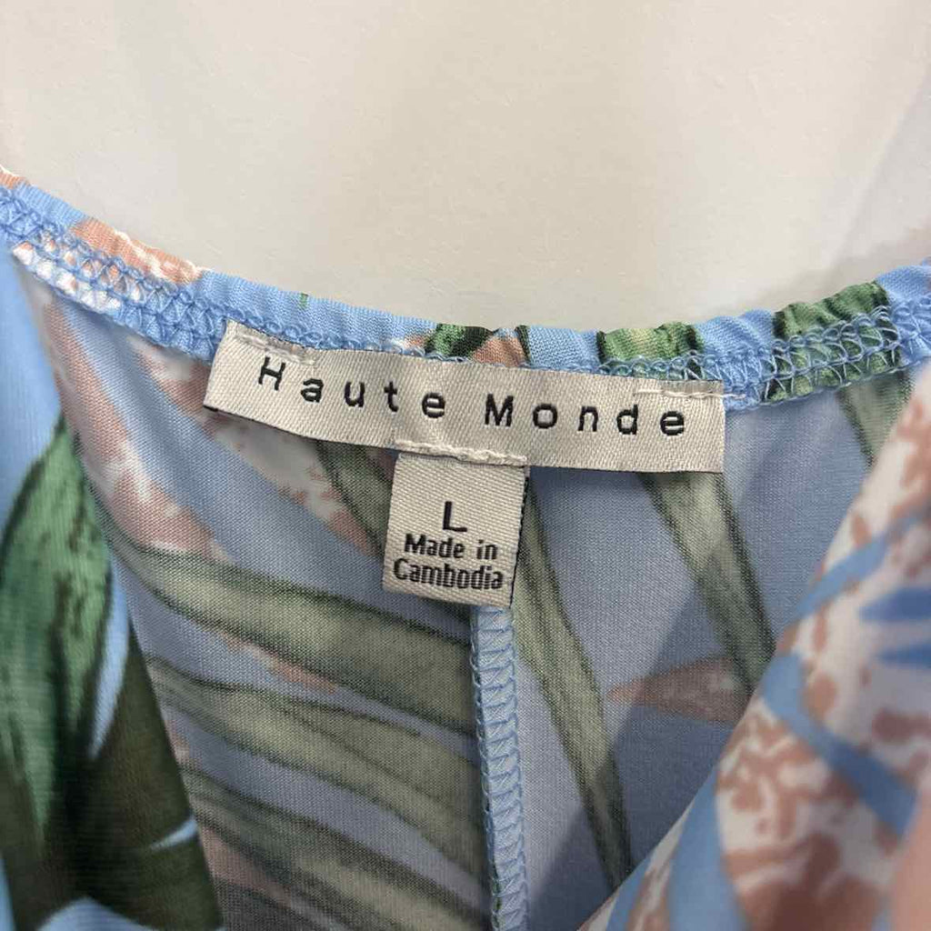 Haute Monday Size L Blue New Dress