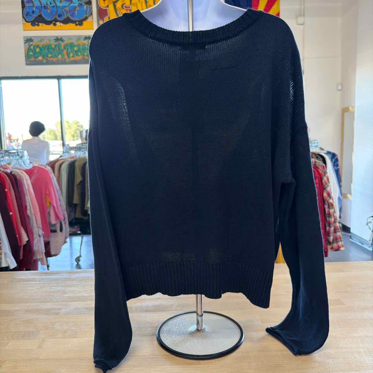 Z Supply Size L Navy New Sweater