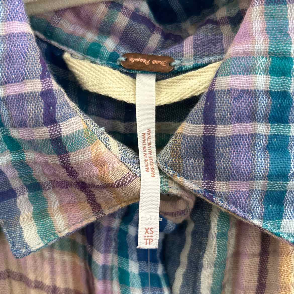 Free People Women's the Voyage Plaid Shirt Dress