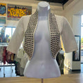 body central Size S White Preloved Cardigan